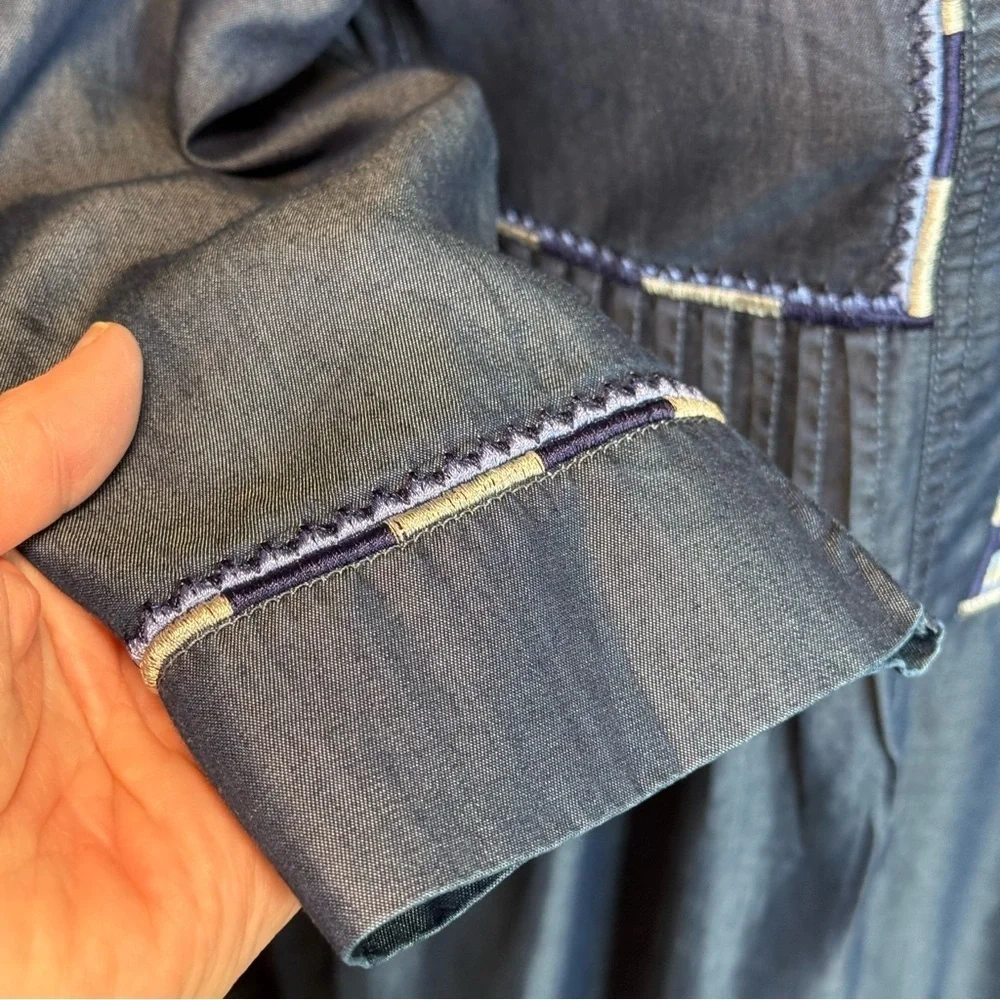 Marks & Spencer Collection Embroidered MIDI Dress 10 - Picture 6 of 15